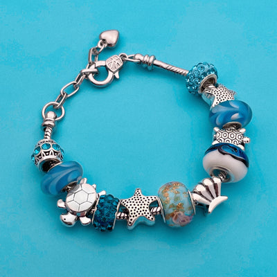 Cute Little Sea Animals Charm Bracelet