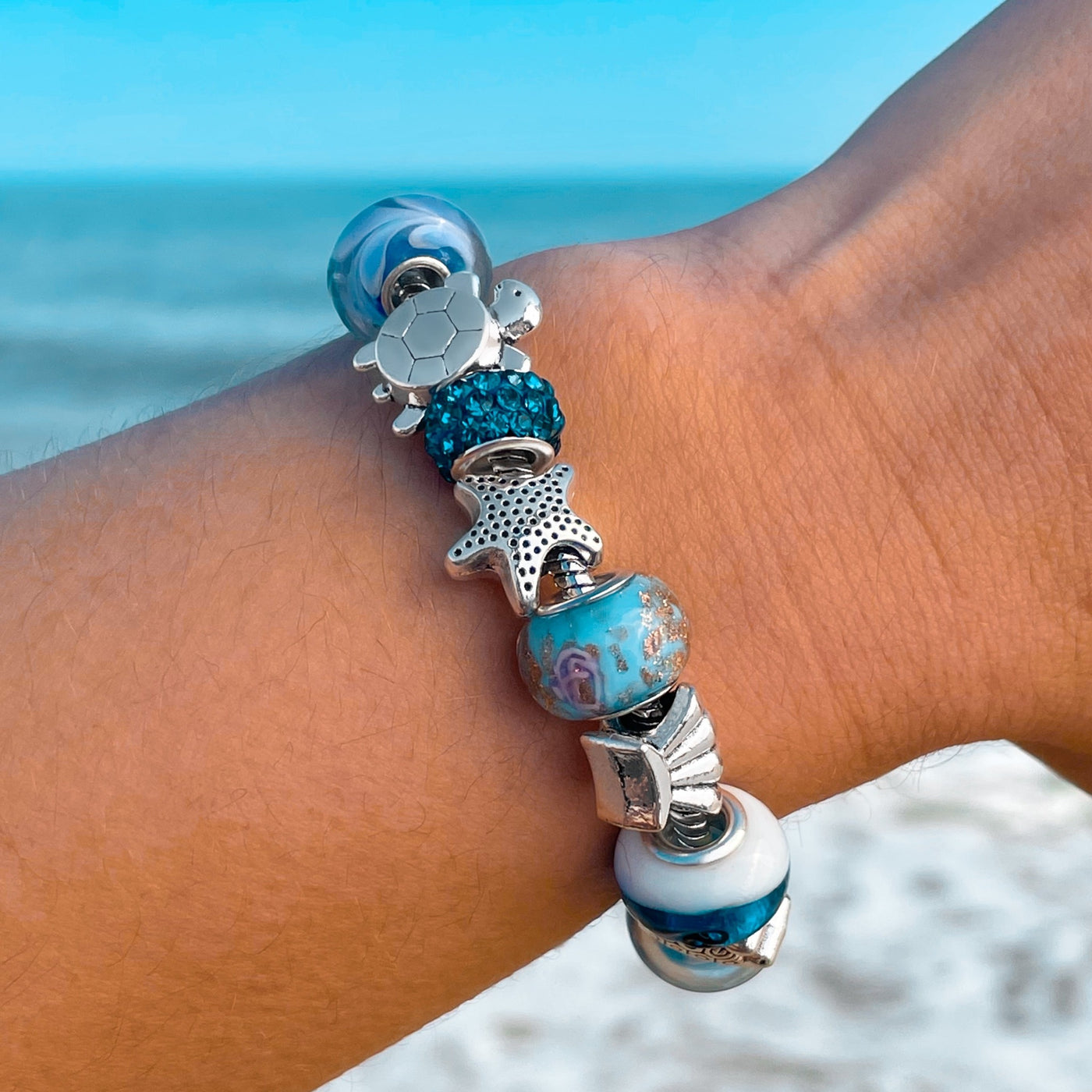 Cute Little Sea Animals Charm Bracelet