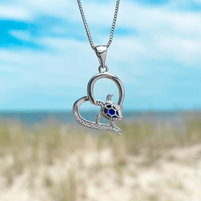 Cute Little Sea Turtle Love Necklace