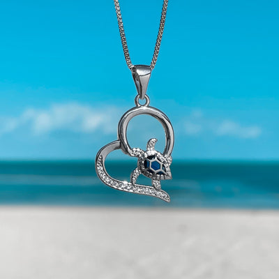 Cute Little Sea Turtle Love Necklace