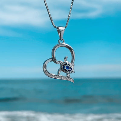 Cute Little Sea Turtle Love Necklace