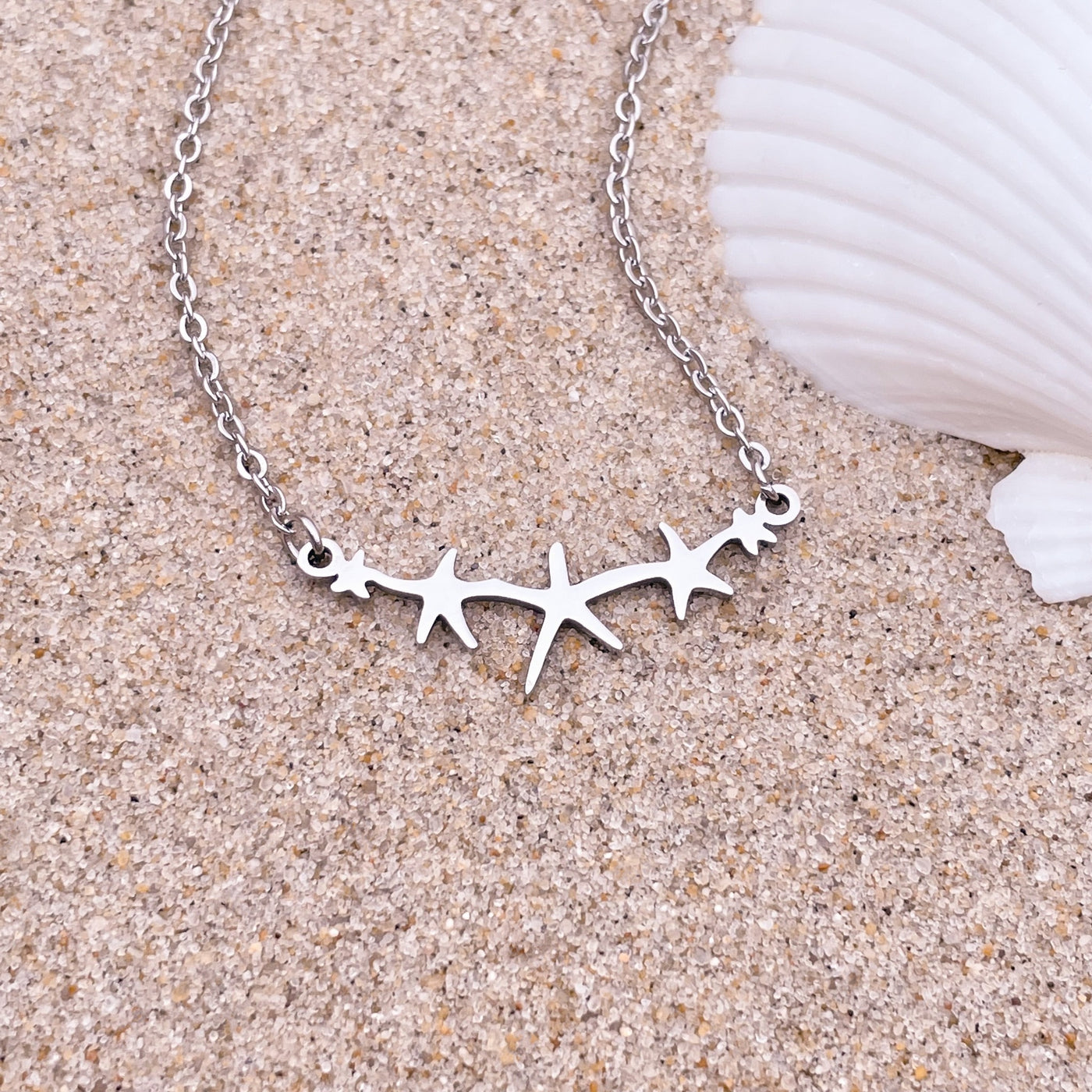 Hanging Starfish Necklace