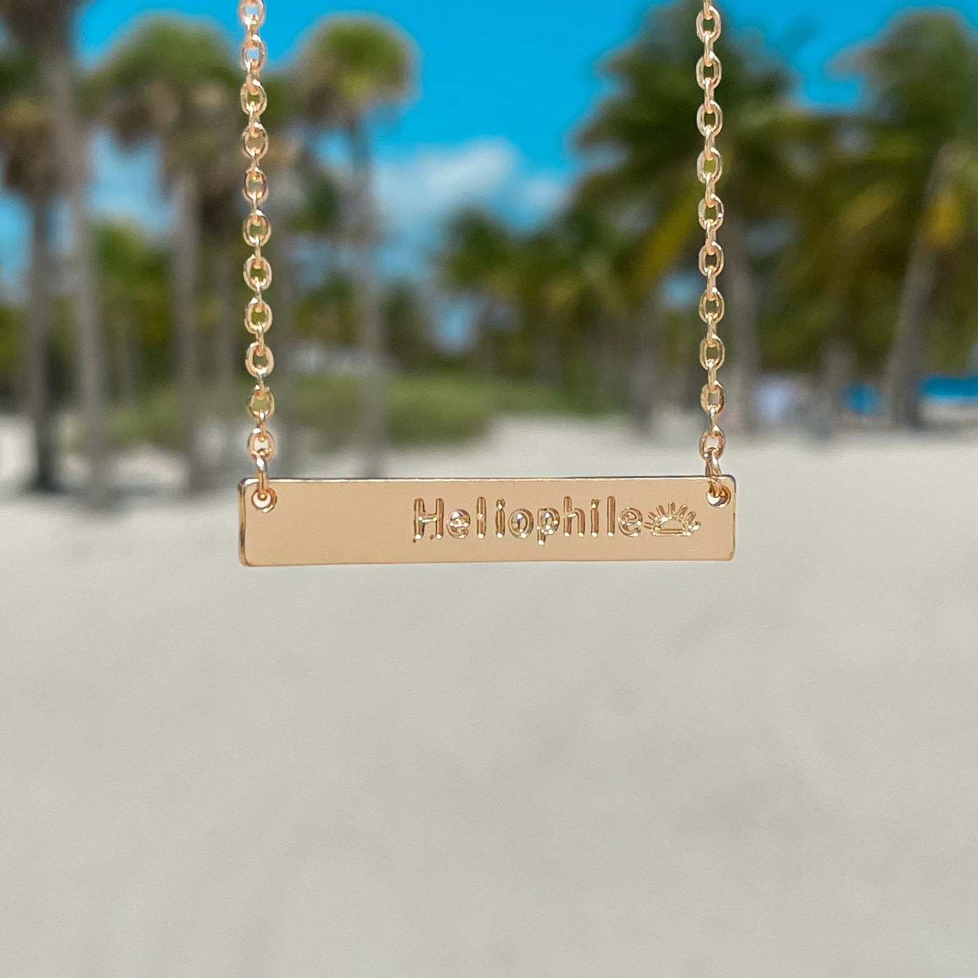 Heliophile Bar Necklace