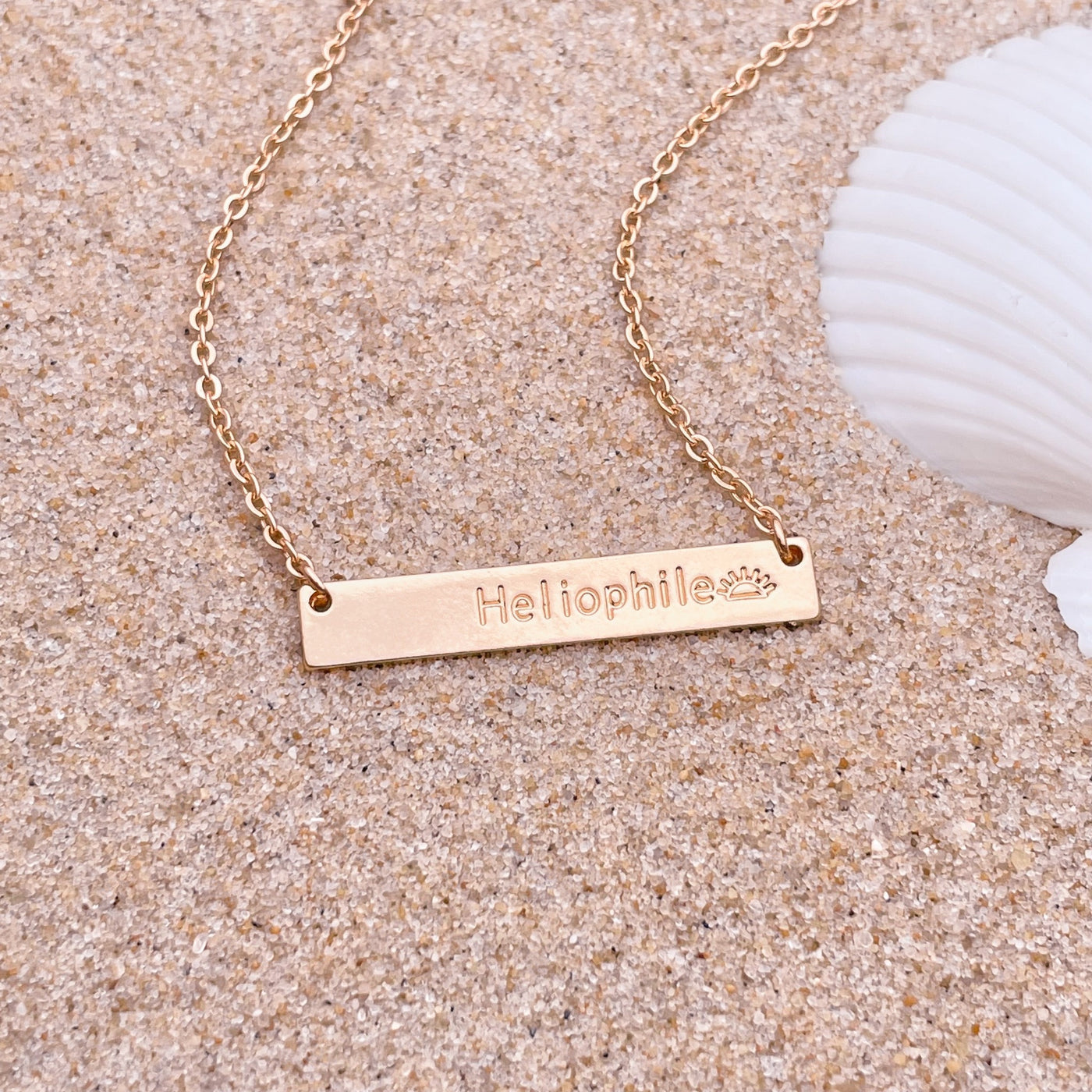 Heliophile Bar Necklace