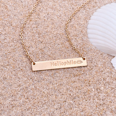 Heliophile Bar Necklace