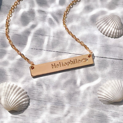 Heliophile Bar Necklace