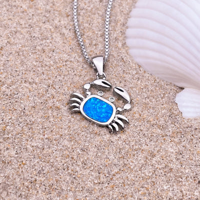 Opal Crab Necklace