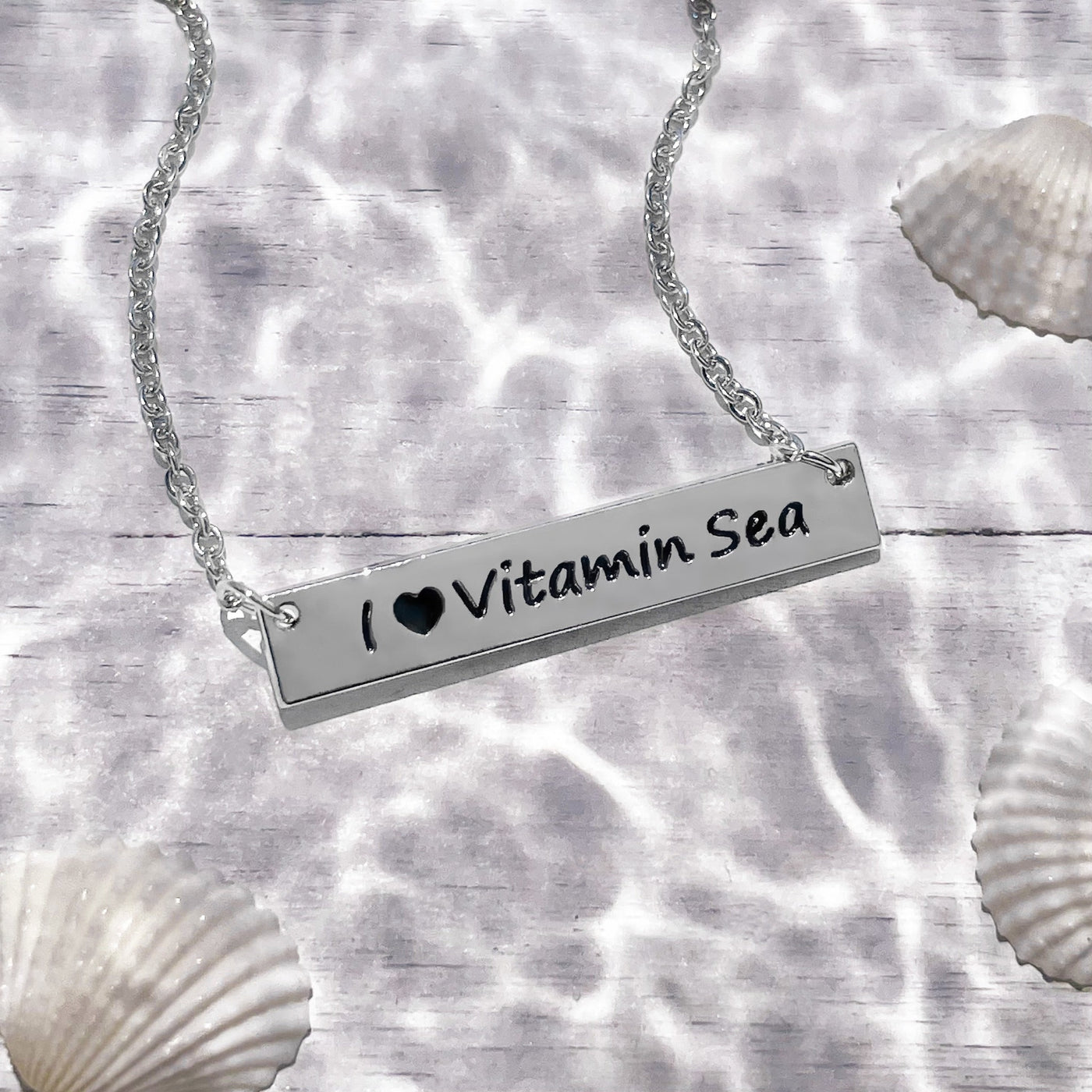 I <3 Vitamin Sea Bar Necklace