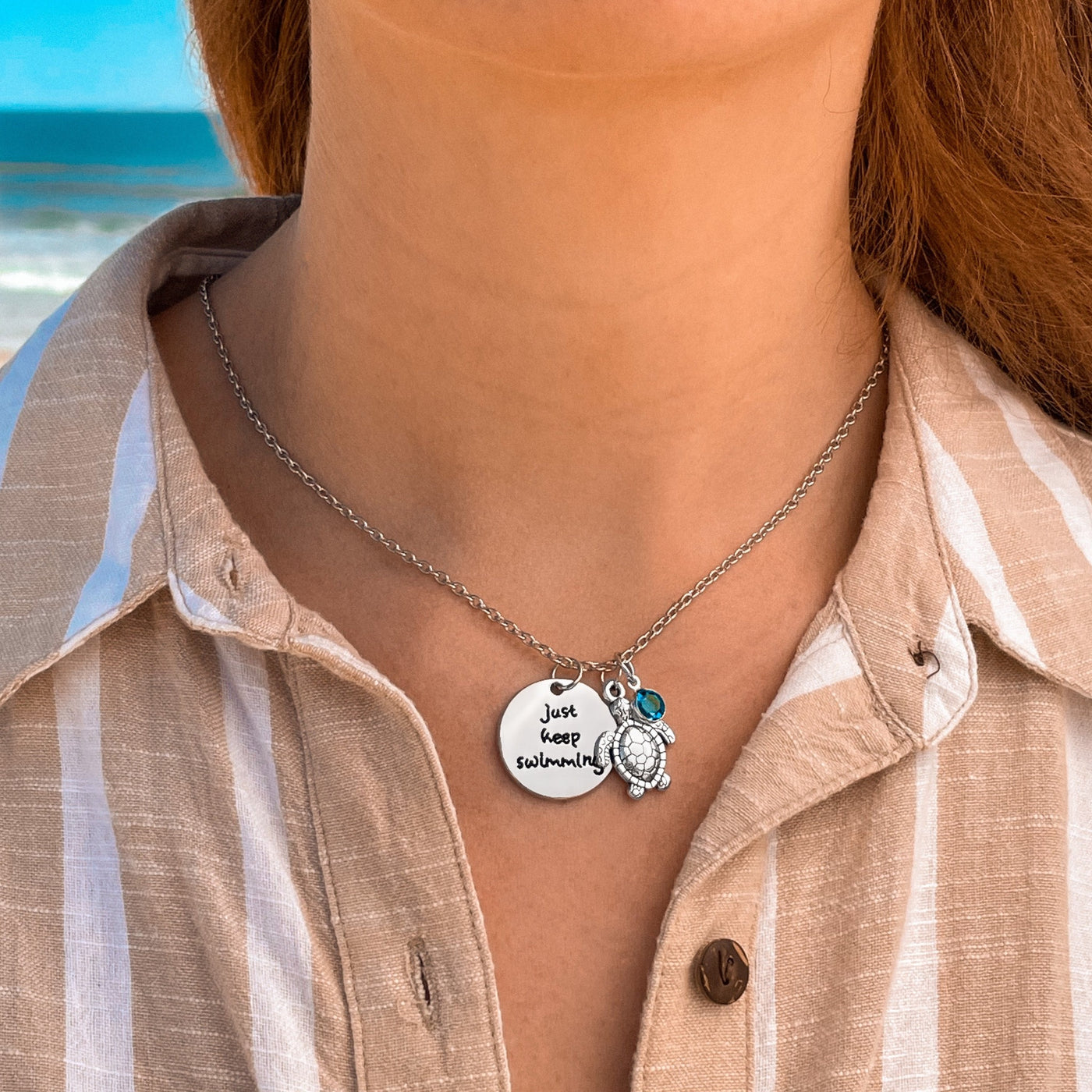 Just Keep Swimming Necklace