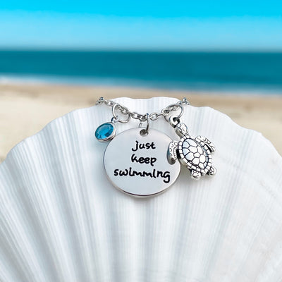 Just Keep Swimming Necklace