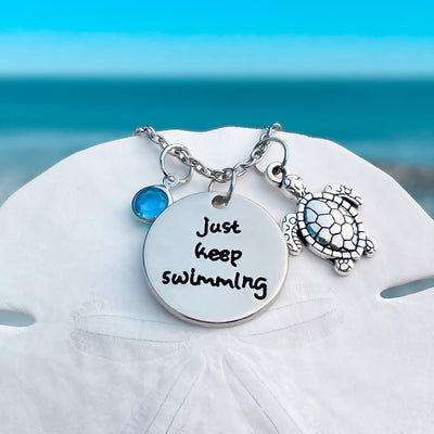 Just Keep Swimming Necklace