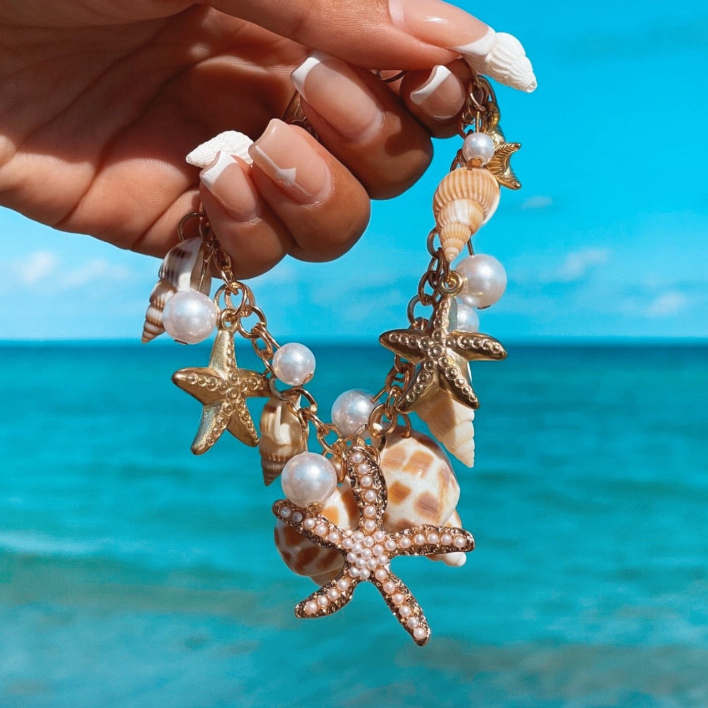 Mermaid's Shell Charm Bracelet