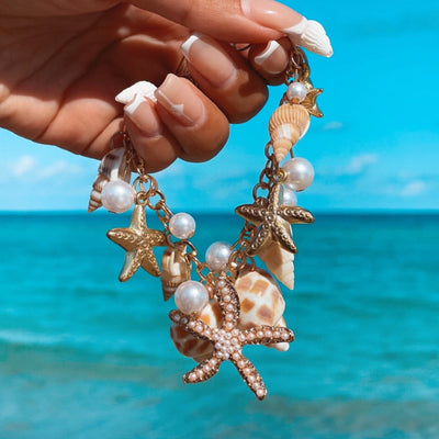 Mermaid's Shell Charm Bracelet
