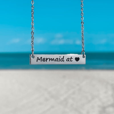 Mermaid at <3 Bar Necklace