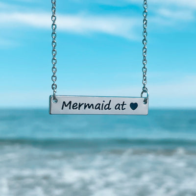 Mermaid at <3 Bar Necklace