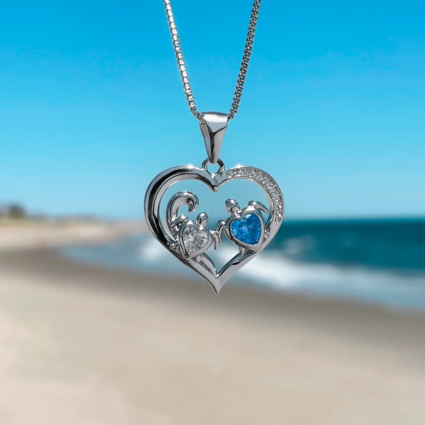 Mother Sea Turtle Love Necklace
