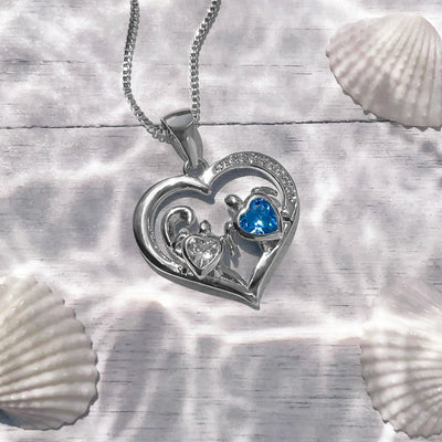 Mother Sea Turtle Love Necklace