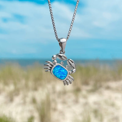 Opal Crab Necklace