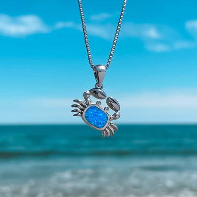 Opal Crab Necklace