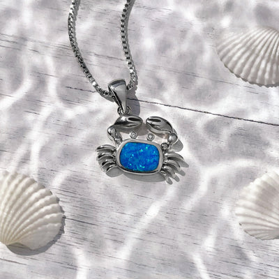 Opal Crab Necklace