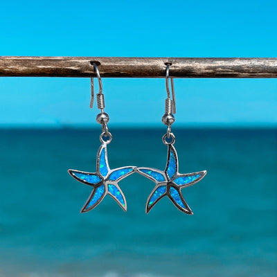 Opal Dancing Starfish Earrings