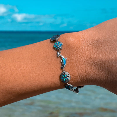 Opal Dolphin Shell Bracelet