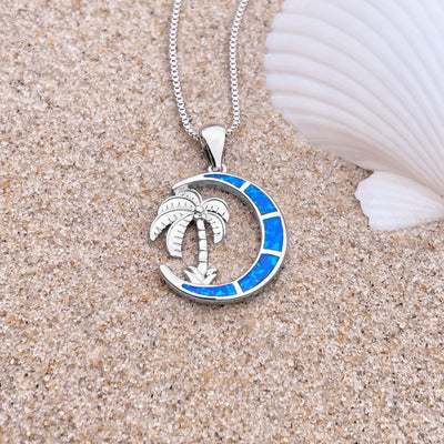Opal Moon Palm Tree