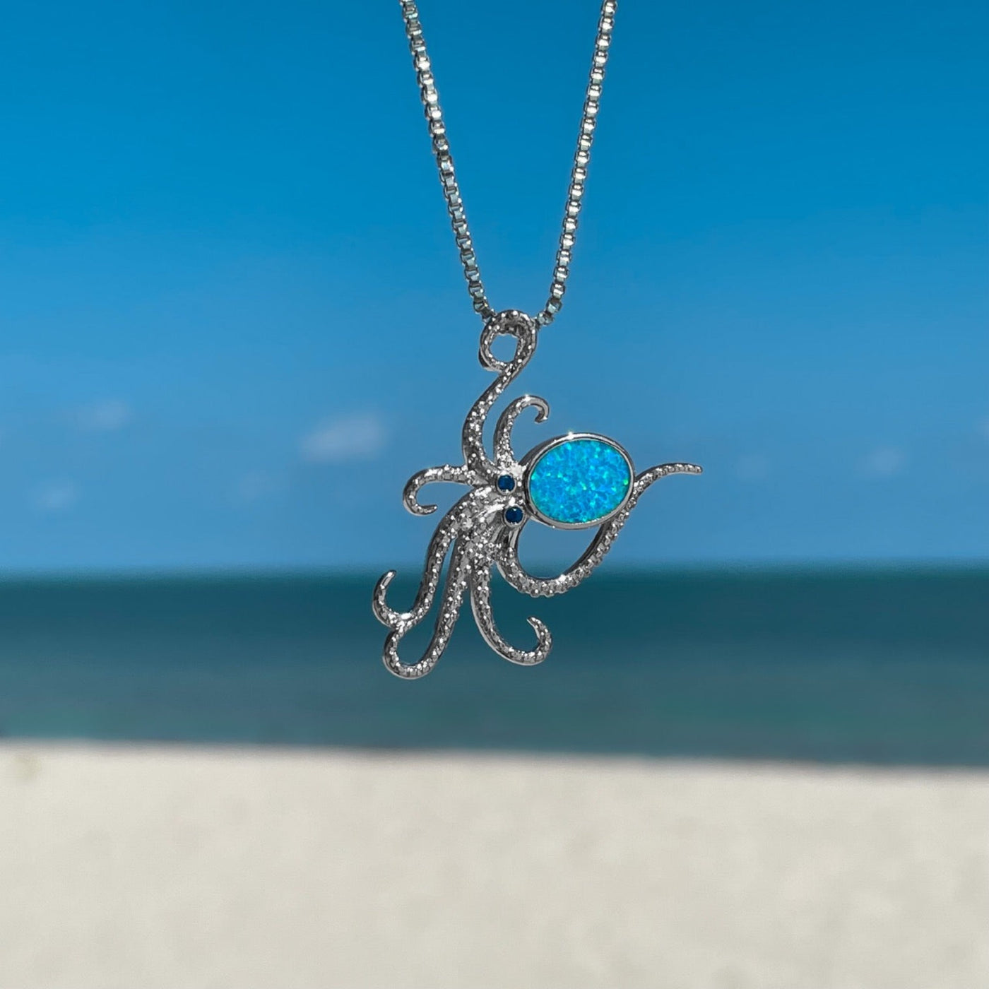 Opal Octopus Necklace