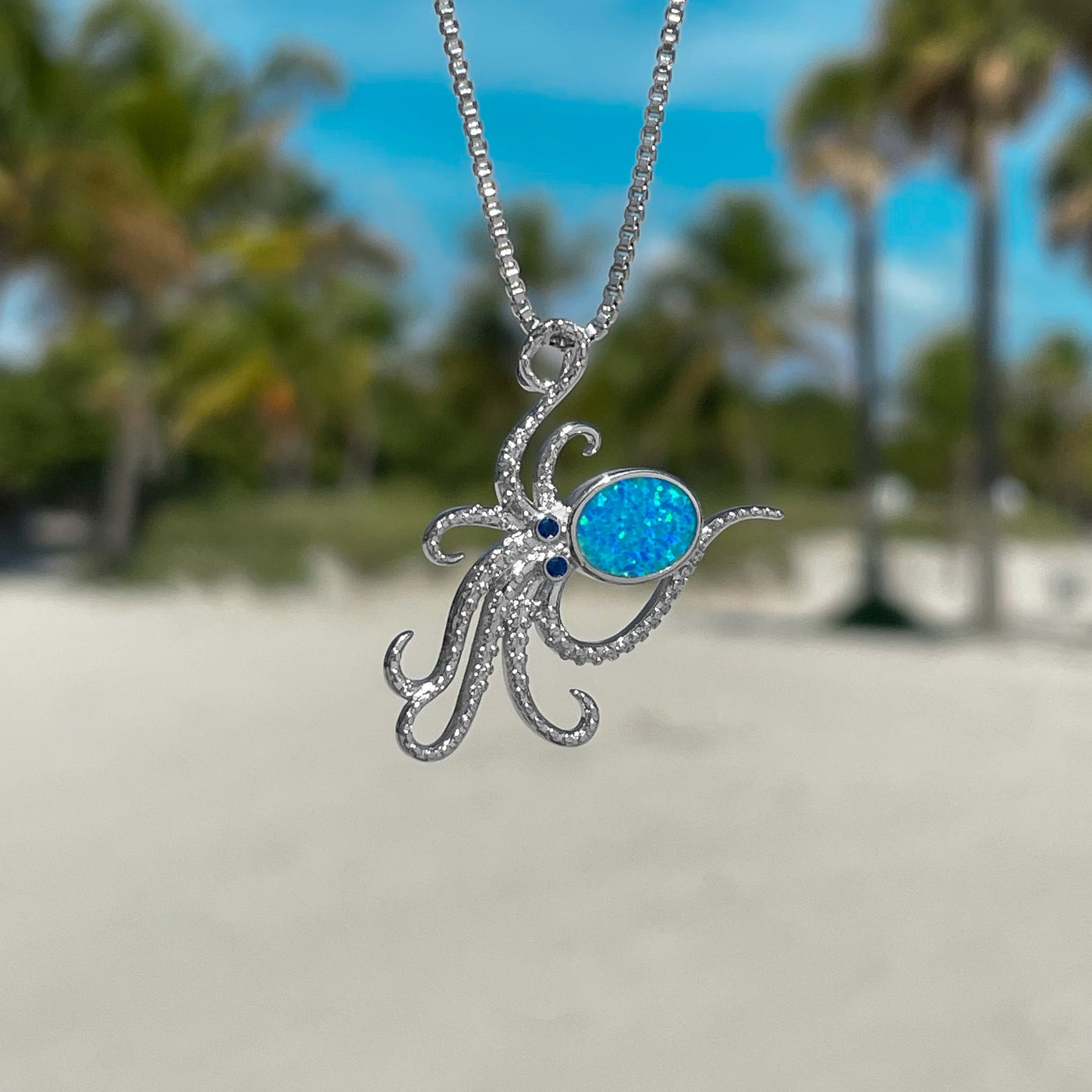 Opal Octopus Necklace