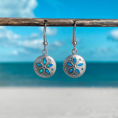 Opal Sand Dollar Earrings