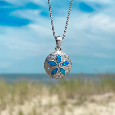 Opal Sand Dollar Necklace