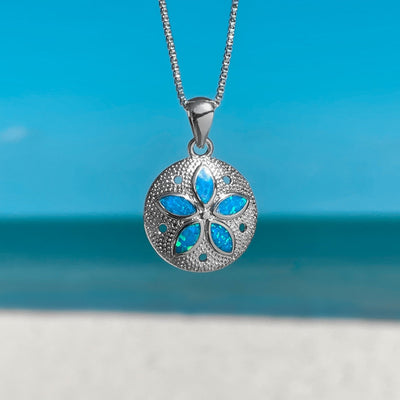 Opal Sand Dollar Necklace