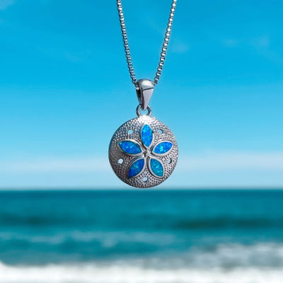 Opal Sand Dollar Necklace