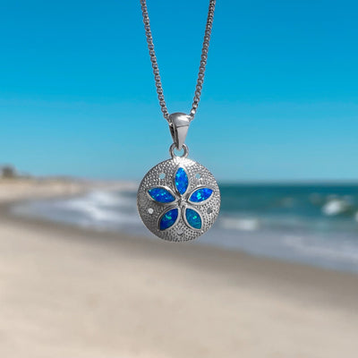 Opal Sand Dollar Necklace