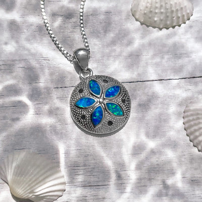 Opal Sand Dollar Necklace