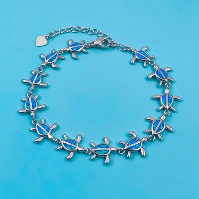 Opal Sea Turtle Bracelet