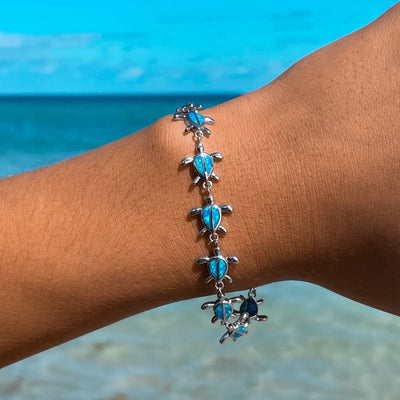 Opal Sea Turtle Bracelet
