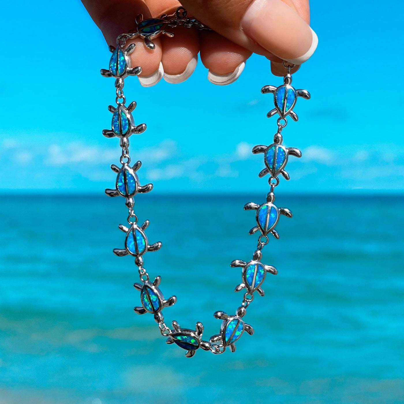 Opal Sea Turtle Bracelet