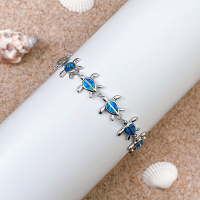 Opal Sea Turtle Bracelet