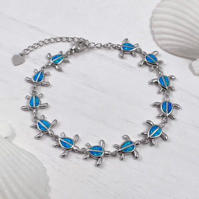 Opal Sea Turtle Bracelet