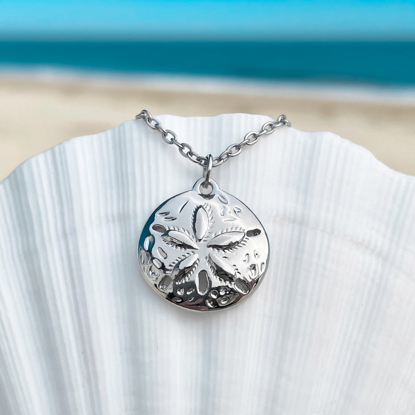 Sand Dollar Pendant Necklace