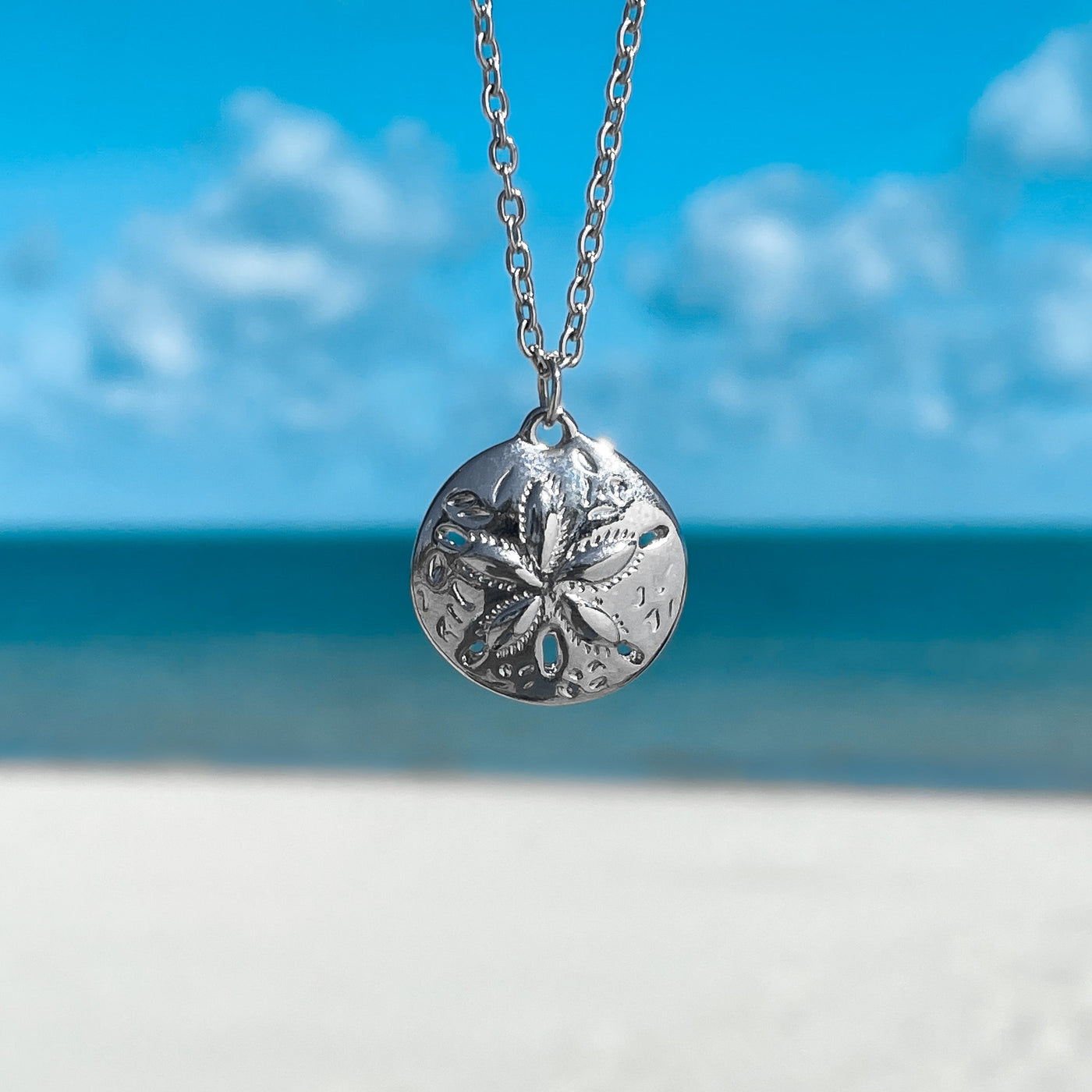 Sand Dollar Pendant Necklace