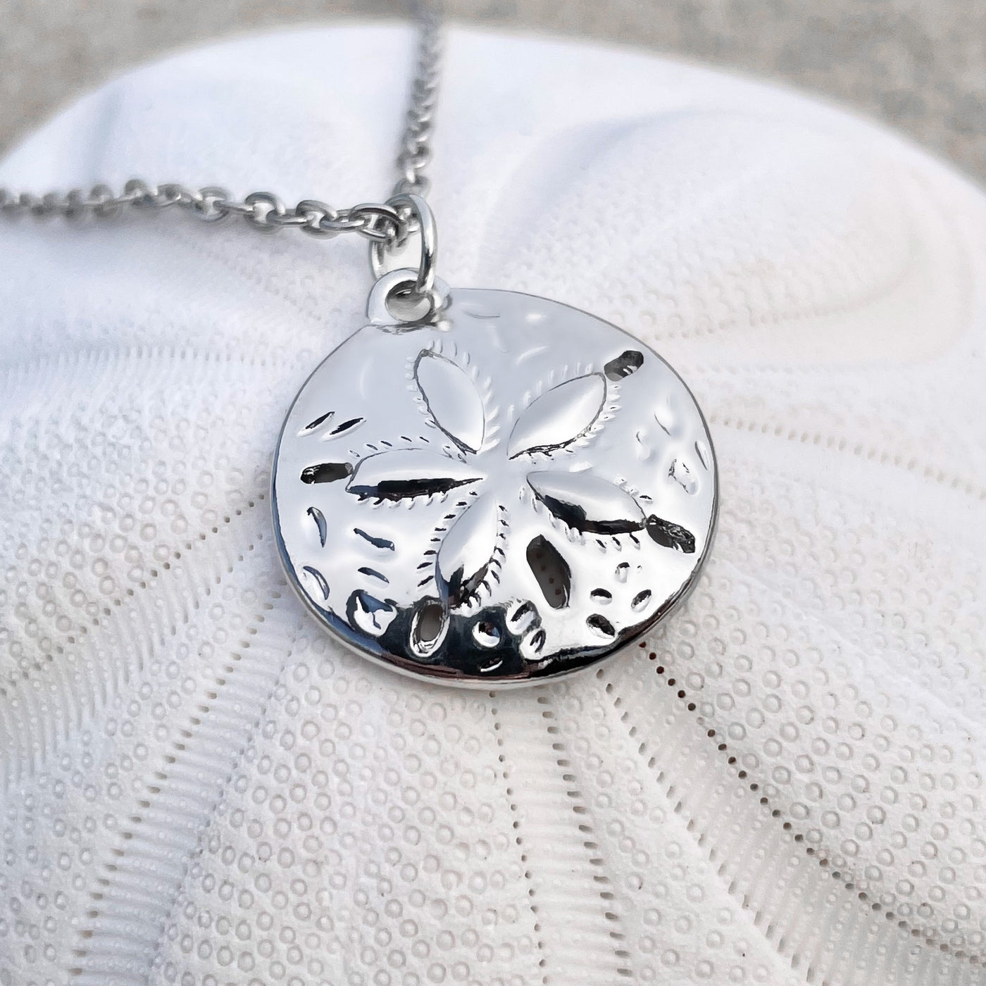 Sand Dollar Pendant Necklace