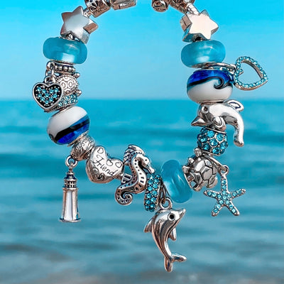 Save the Dolphins Charm Bracelet