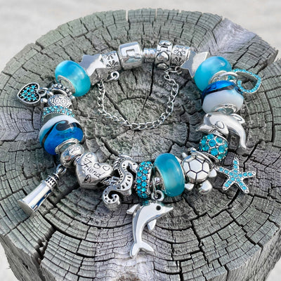 Save the Dolphins Charm Bracelet
