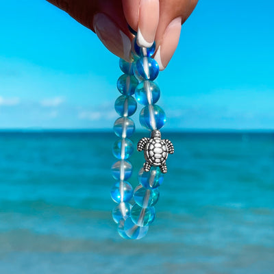 Sea Turtle Crystal Bracelet