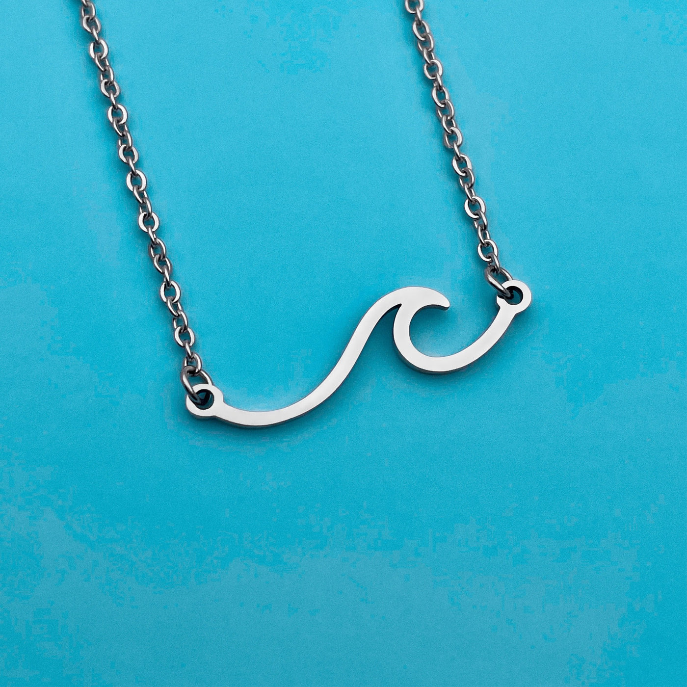 Silver Wave Necklace
