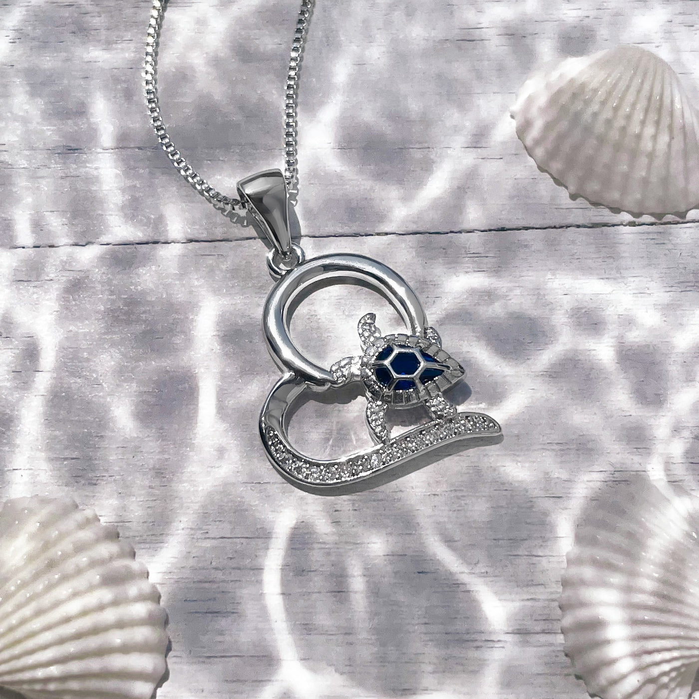 Cute Little Sea Turtle Love Necklace