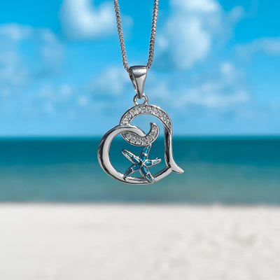 Sparkling Starfish Love Necklace