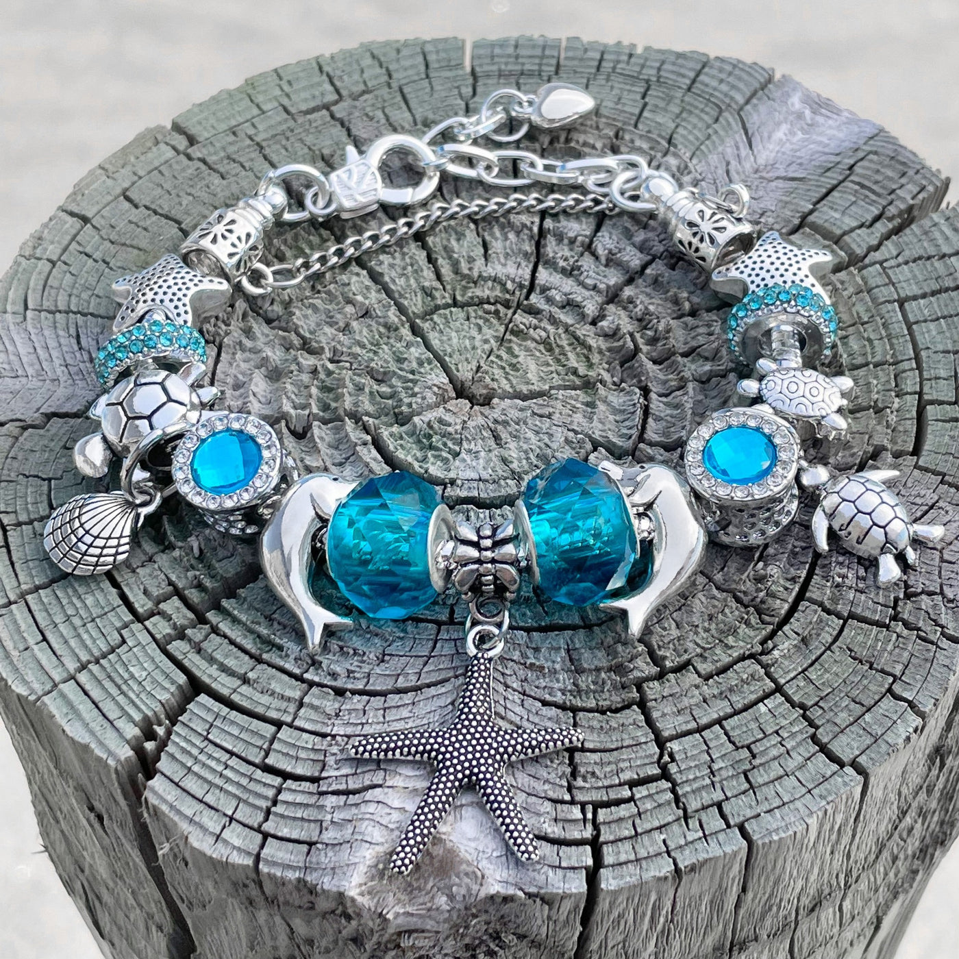 Starfish and Friends Charm Bracelet